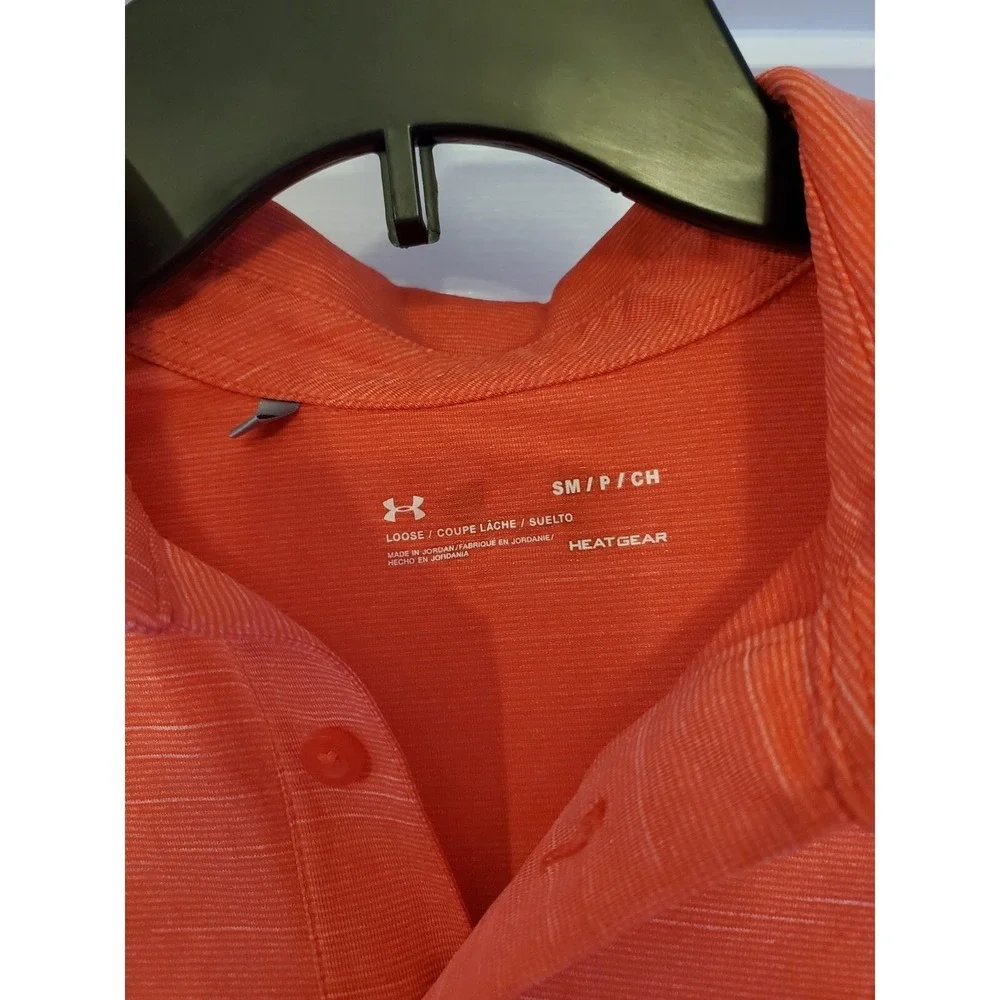 Under Armour Loose fit Heat Gear Golf Polo Shirt Men's S